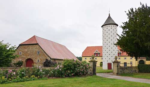 Schloss Hnnefeld, Taubenturm, Foto: Blohm, 2017