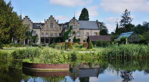 SSchloss Ippenburg, Gartenseite, Foto: Blohm, 2017