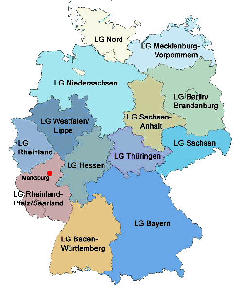 Landesgruppenkarte
