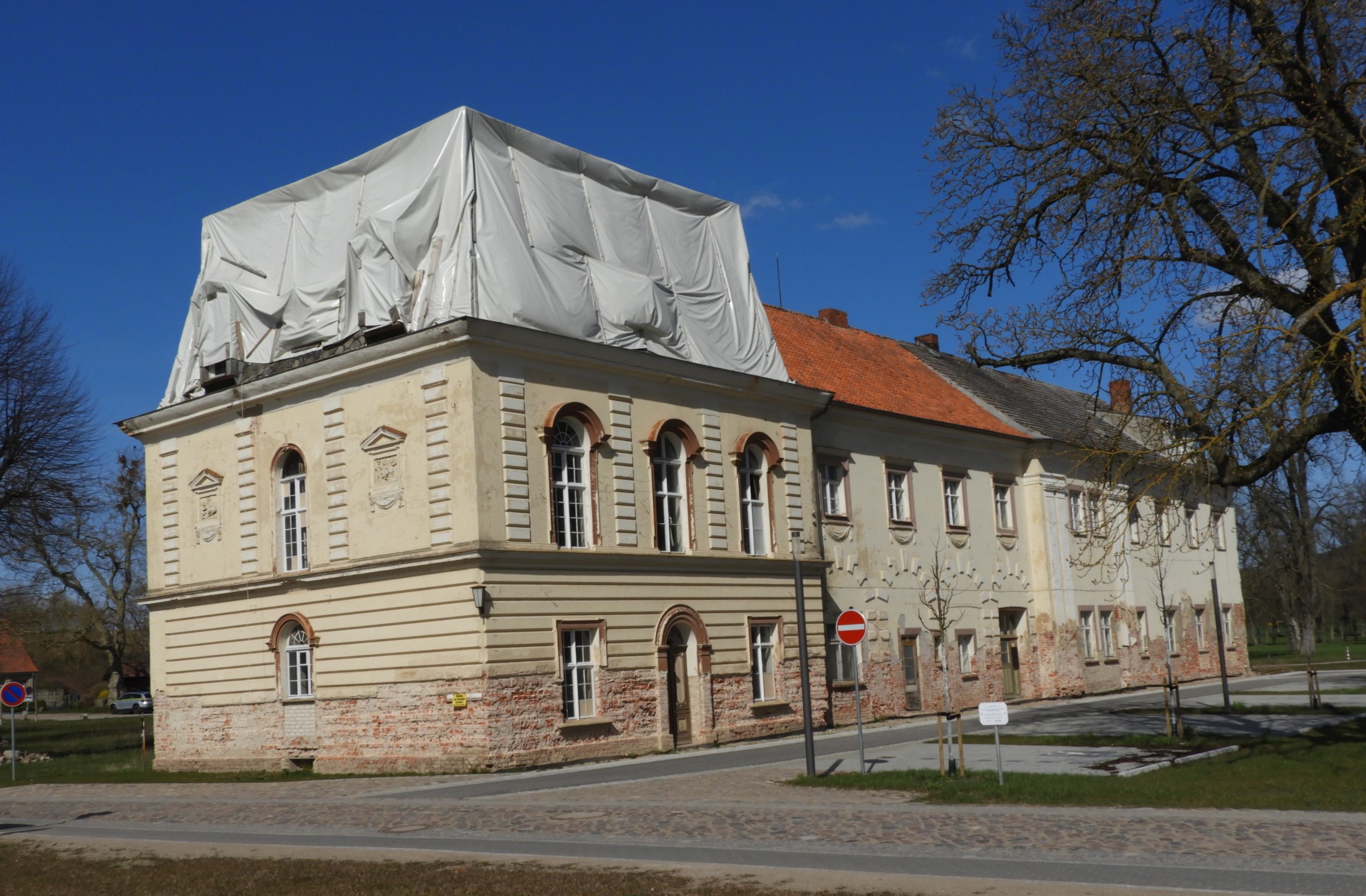 Schlossruine Remplin bei Malchin, Nordflügel