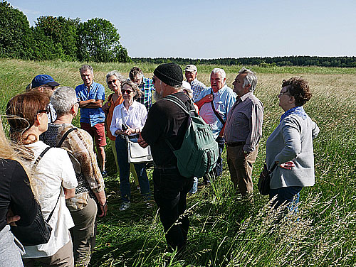 Gruppe an der Keltenschanze