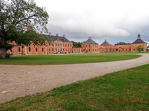 Schloß Bothmer, Hofseite, östlicher Bereich, Foto: N. Krauß, 2019