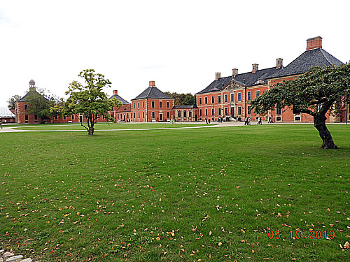 Schloß Bothmer, Hofseite, westlicher Bereich, Foto: N. Krauß, 2019