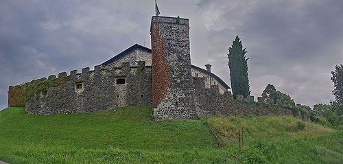 Castello d`Arcano ab 12. Jhdt., Foto: Blohm 2020