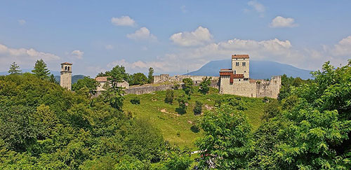Castello d`Ragogna ab 12. Jhdt., Foto: Blohm, 2020