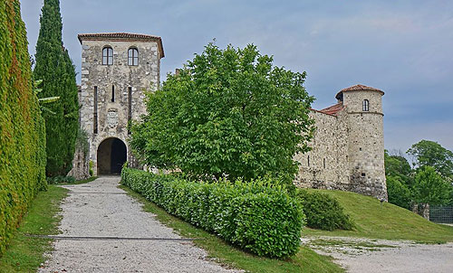 Castello di Villalta ab 11. Jhdt.; nach 1511 wiederaufgebaut, Fotro: Blohm 2020