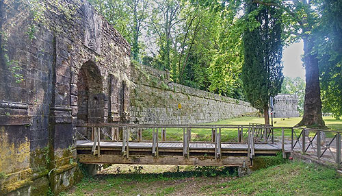 Gradisca d`Isonzo Porta Nova der venezianischen Festungsstadt (ab 1472), Foto: Blohm 2020