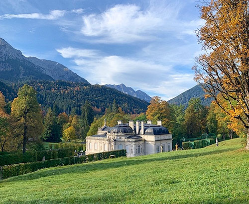 Die königliche Villa - Schloss Linderhof, ab 1870 bis 1886, Foto Völkmann 2020