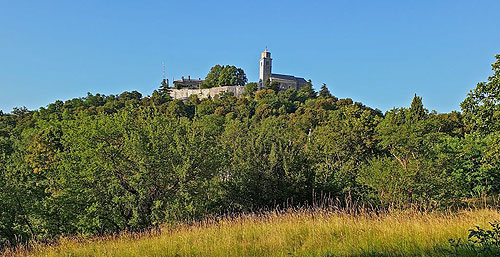 Monrupino Tabor (Kirchenburg) 14. Jhdt., Foto: Blohm, 2020