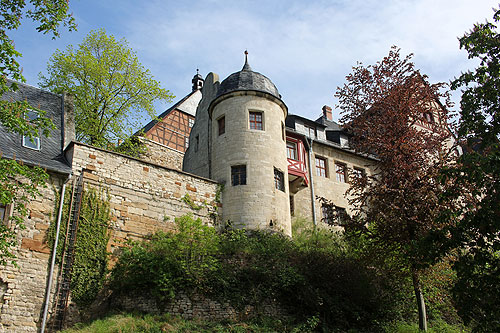 Beichlingen, Blick von Süden zum neuen Schloss, Foto: Rainer Schubert, 2019