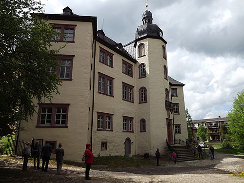Schloss Wiehe, Ansicht der Vorderfront von Nordosten, Foto: Dr. Hans-Joachim spindler, 2019