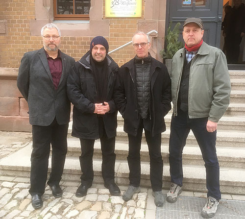 Vier Fünftel des neuen Vorstand (v.l.n.r.): Thomas Stolle, Michael Kirchschlager, Matthias Brautzsch und Volker Gölitz