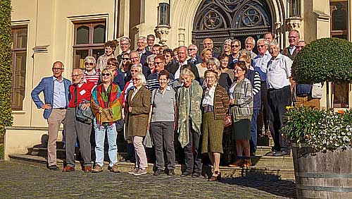 Gruppe LG Nord vor der Evenburg, Foto: D. Blohm 2018