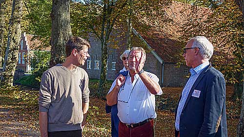 Klaus Kempe, Herr Schiefer und unser Vorsitzender, Foto: D. Blohm 2018
