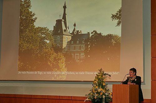 Prof. Dr. Barbara Schock-Werner hielt die Laudatio, Foto: Monhof, 2019