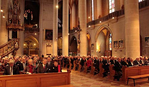 Auditorium bei der Preisverleihung des Großen Denkmalpreises 2016 in der Basilika