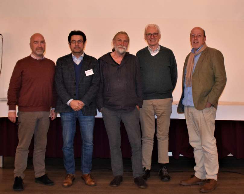von links nach rechts: Daniel Mascher, Peter Ettel, Joachim Zeune, Ben Olde Meierink, Jens Friedhoff