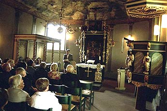 Oppershausen Kapelle 1657, Innenausausmalung 18. Jh.