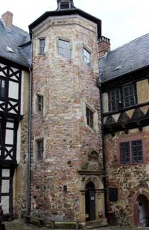 Innenhof Burg Falkenstein