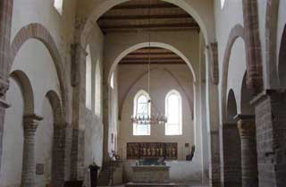 Kloster Drbeck, Mittelschiff und Chor
