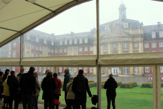 Schloss Mnster, leider bei Regen