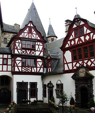 Innenhof Schloss Brresheim, Foto: Detlev Blohm