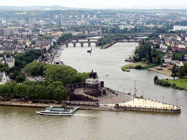 Blick auf das Deutsche Eck, Foto: Detlev Blohm