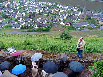 Dr. Friedhoff gibt alles - auf der Burg Thurandt, Foto: Detlev Blohm