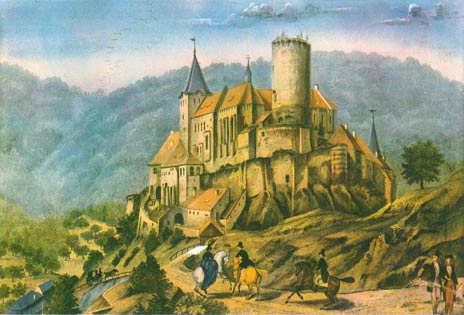 Die Burg im 19. Jahrhundert